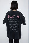 見逃し厳禁 ファッション ストリート系 ヴィンテージ加工 プリントTシャツ ＜U-2893＞
