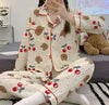 新商品 着心地良い 柔らかくて優しい印象 4種選択 トップス+パンツセット パジャマ<U-9130>