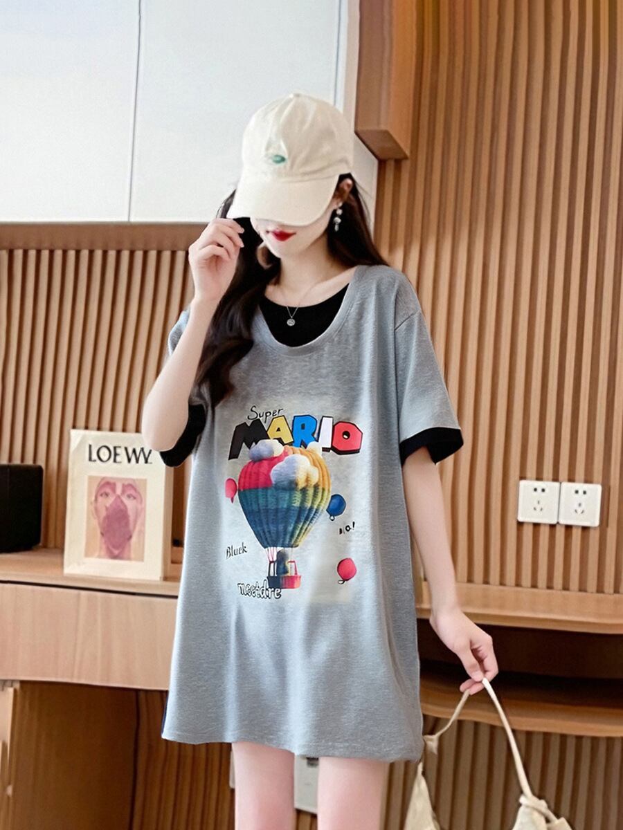 定番シンプル 売り切れ必至 美人度アップ 着回し力抜群 全5色 半袖Tシャツ<U-11376>
