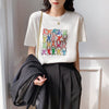 オシャレ度満点 切り替え 着心地抜群 プリント Tシャツ カットソー＜U-3408＞