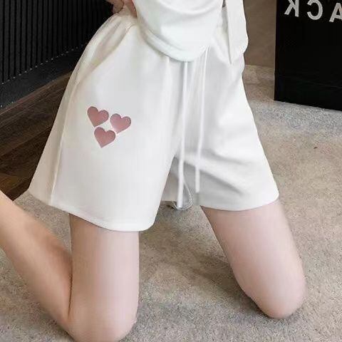 美人度アップ 特別デザイン 上品 半袖 Tシャツ ショートパンツ セットアップ ＜U-8874＞