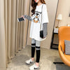 シンプル レイヤード風 ファッション プリント Tシャツ カットソー＜U-8131＞