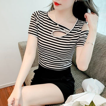 カジュアル 切り替え オシャレ度満点 プリント Tシャツ カットソー＜U-3565＞