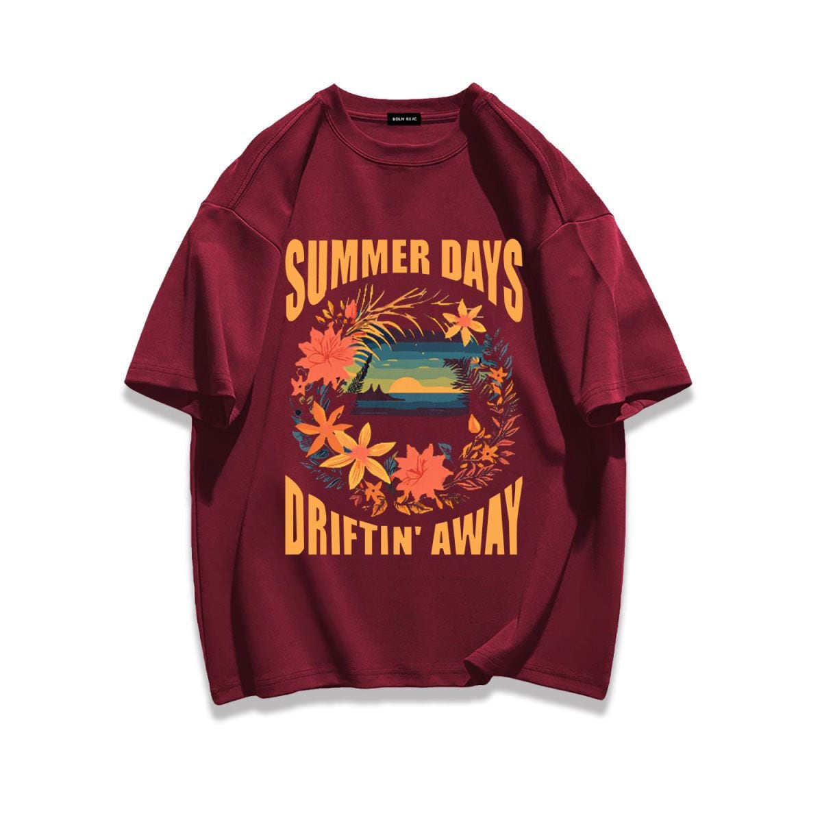 柔らかな肌触りで着心地も楽ちん アバンギャルド カジュアル プリント 全7色 半袖 Tシャツ <U-9263>