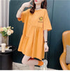海外トレンド カジュアル 好感度UP 全3色 半袖 Tシャツ ワンピース ＜U-11578＞