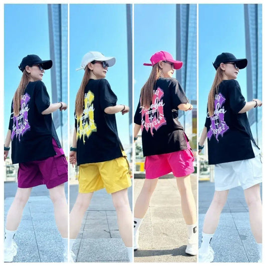 おすすめ ファッション 今季マストバイ 半袖Ｔシャツⅹパンツセット全4色<U-8568>