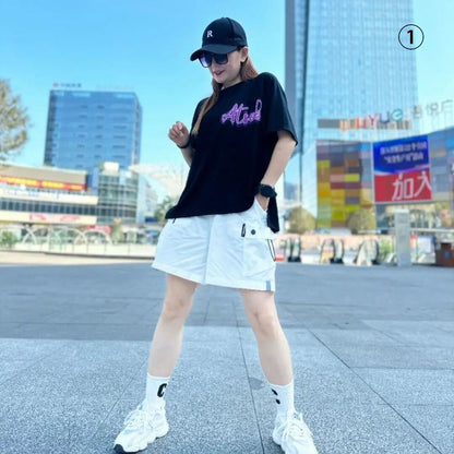 おすすめ ファッション 今季マストバイ 半袖Ｔシャツⅹパンツセット全4色<U-8568>