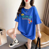 デザイン感 切り替え チャーミング プリント Tシャツ カットソー＜U-3409＞