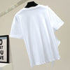 好感度100％ 早い者勝ち 絶対流行 カジュアル 2色選択 Tシャツ<U-11896>