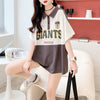 着心地抜群 POLOネック 好感度満載 アルファベット Tシャツ カットソー＜U-3218＞