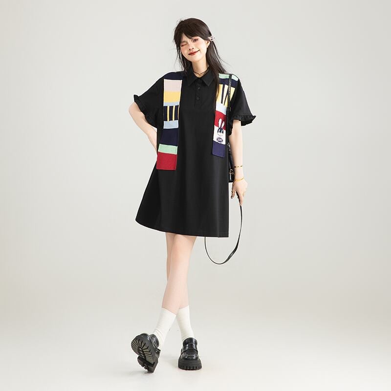 定番シンプル 好感度UP 早い者勝ち カジュアル 全3色 ワンピース ＜U-12039＞