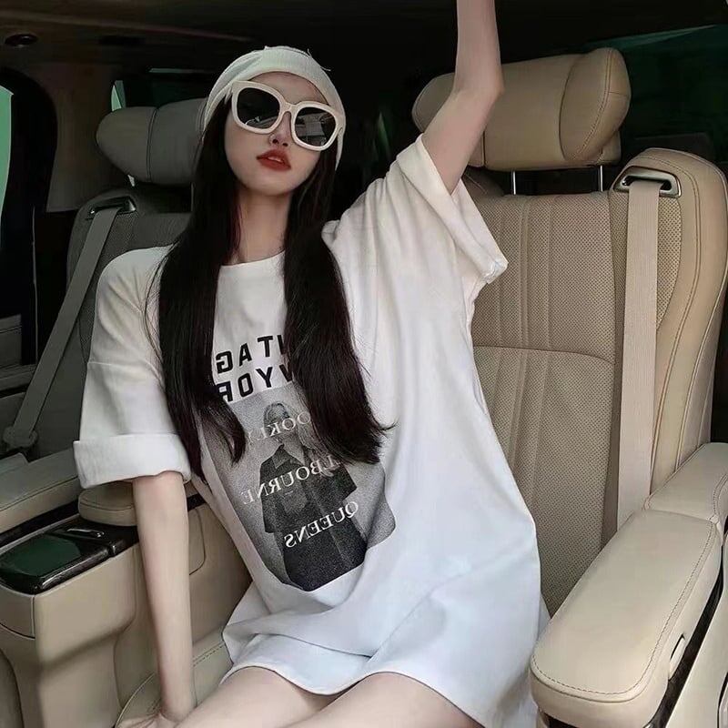レトロ プリント オシャレ度満点 Tシャツ カットソー＜U-3309＞