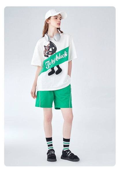 絶対欲しい 絶対流行 今季マストバイ 早い者勝ち カジュアル 2色選択 Tシャツ<U-11658>
