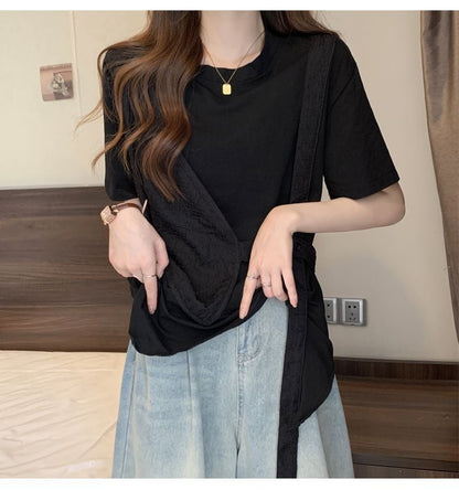 売れ筋 着回し力抜群 定番シンプル 売り切れ必至 全2色 Tシャツ <U-11999>