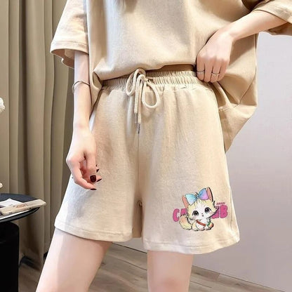 絶対欲しい カジュアル 夏に嬉しい機能付き 半袖Ｔシャツⅹパンツセット全4色<U-11268>