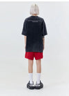 タイドブランド  アメリカンストリート レトロフレームプリントTシャツ<U-2905>