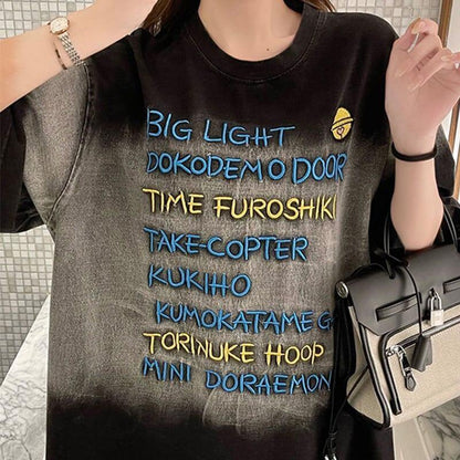 ファッション アルファベット カジュアル Tシャツ カットソー＜U-3092＞