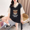 話題沸騰中 レイヤード風 オシャレ度満点 6色選択可 Tシャツ カットソー＜U-8362＞
