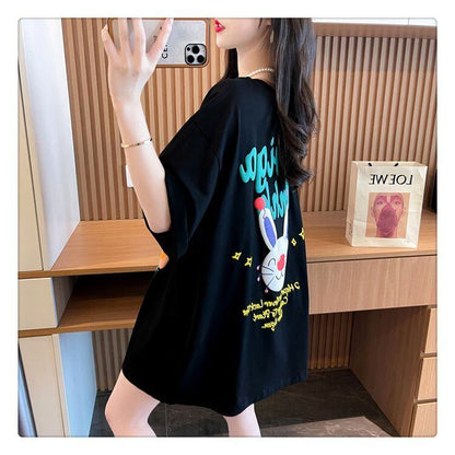 大好評 プリント キュートファッション 半袖Tシャツ＜U-8582＞