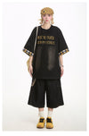デニム 売れ筋 おすすめ 絶対流行 早い者勝ち カジュアル男女兼用 2色選択 Tシャツ<U-11340>