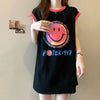 【半額！期間限定！！】超人気 ファッション カジュアル プリント ノースリーブ Tシャツ<U-8487>