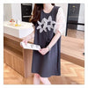 夏新作 ロング 花柄 Tシャツ 三色 ＜U-2836＞