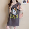 真夏も快適 着心地良い ファッション感満々 プリント全4色 ノースリーブ Tシャツ カットソー＜U-9161＞