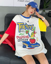 【半額！期間限定！！】カジュアル ルーズ キュート Tシャツ<U-6611>