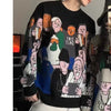 都市ファッショ デザイン オシャレ 2色選択 カジュアル 男女兼用 スウェット <U-10322>