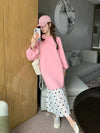 【半額！期間限定！！】超人気 オシャレ 都市ファッショ デザイン ファッション感満々 切り替え ワンピース<U-9700>