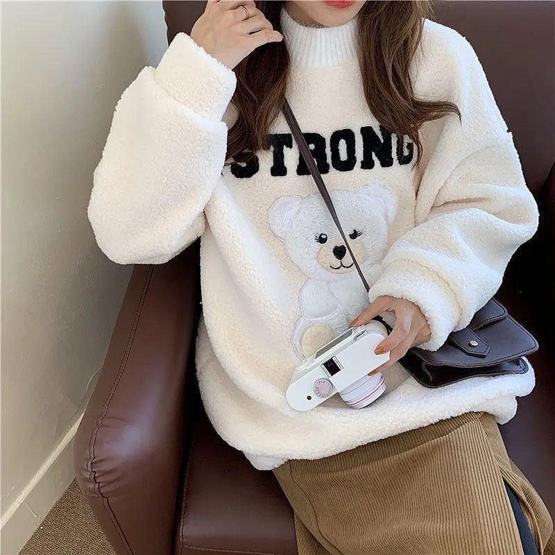 定番シンプル キュート カジュアル スウェット<U-5535>