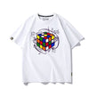 カジュアル プリント アバンギャルド 全7色 半袖 Tシャツ <U-11536>