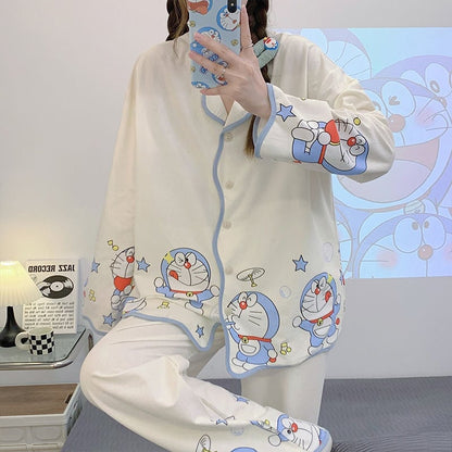 トップス+パンツセット パジャマ 組み合わせやすい <U-6018>