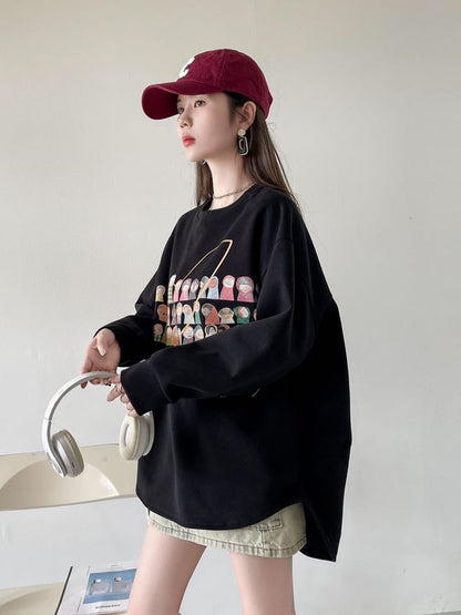 着回し力抜群 sweet系可愛い オシャレデザイン スウェット<U-10565>