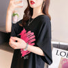 柔らかくて優しい印象 ゆったり ファッション感満々 ロング丈 3色半袖Tシャツ＜U-9206＞