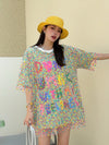 絶対流行 海外トレンド 定番シンプル 好感度UP カジュアル 全2色 半袖 Tシャツ ＜U-11225＞