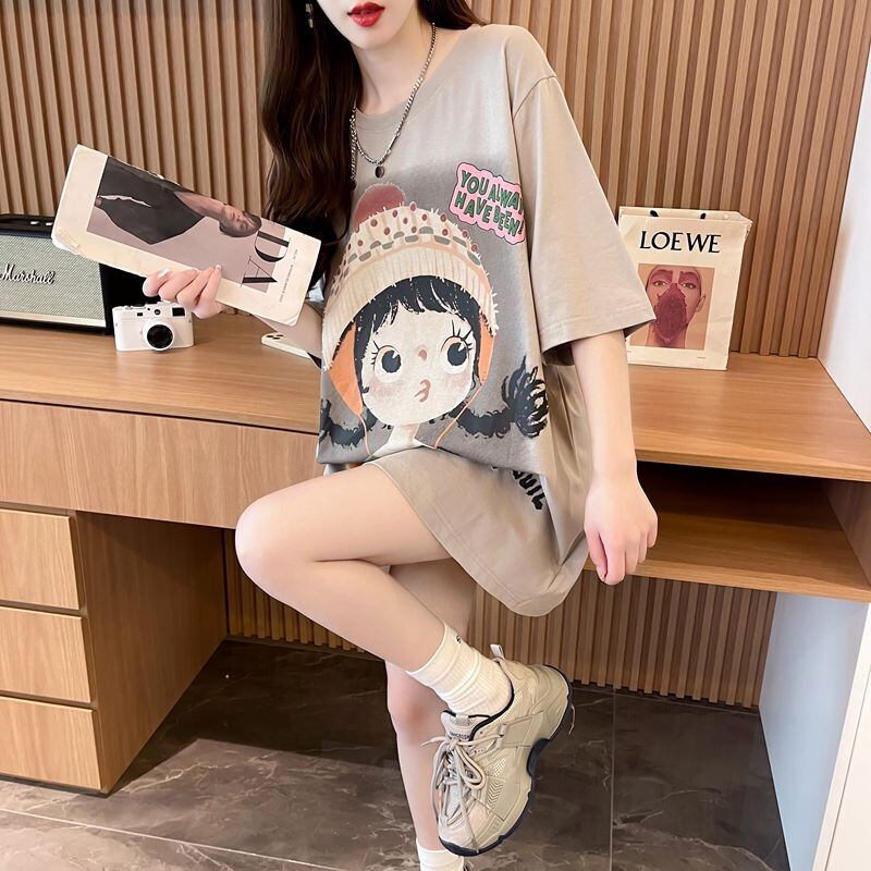 新作 特別デザイン アバンギャルド プリント全3色 半袖Tシャツ カットソー ＜U-8605＞