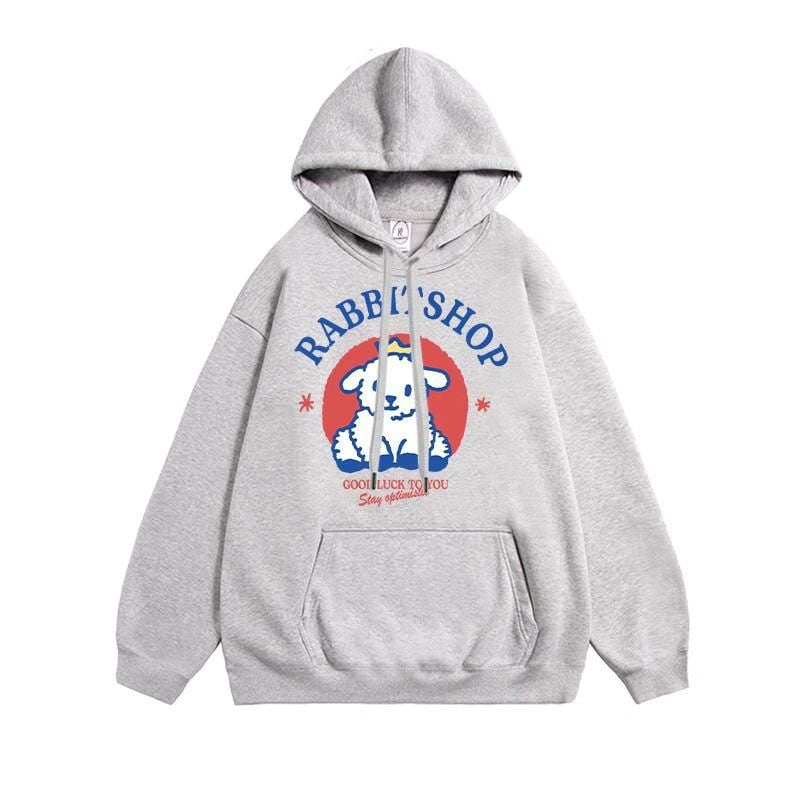 【裏起毛】 肌触り抜群 sweet系可愛い カジュアル プリント 8色選択 男女兼用 パーカー<U-10606>