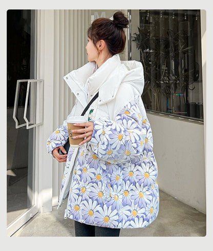 人気上昇中 ファッション 新作 肌触り抜群 切り替え 3色選択 ダウンジャケット <U-9677>