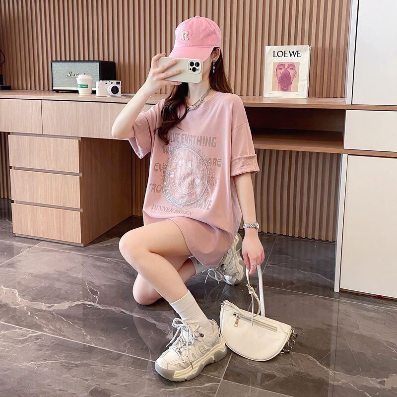 大好評 カジュアル 絶対欲しい キュート プリント全3色 半袖Tシャツ カットソー ＜U-8600＞