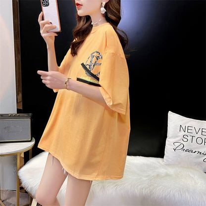 デザイン感 3色選択可 合わせやすい Tシャツ カットソー＜U-3055＞