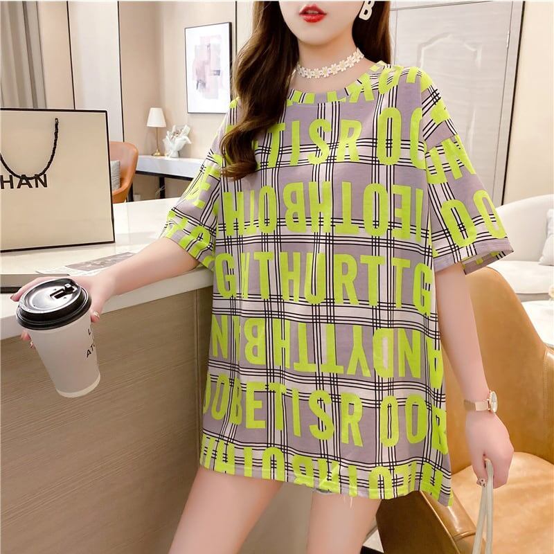 ゆったり感アップ プリント 美感いっぱい Tシャツ カットソー＜U-3337＞