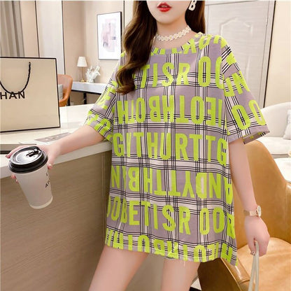 ゆったり感アップ プリント 美感いっぱい Tシャツ カットソー＜U-3337＞