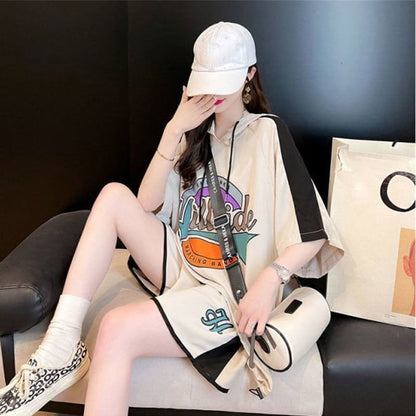 高級感溢れる Tシャツ＋ショートパンツ 好感度満載 セットアップ＜U-3473＞