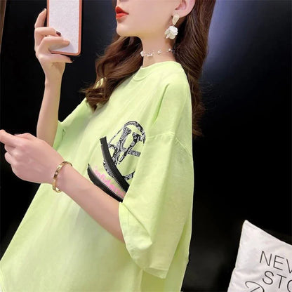 デザイン感 3色選択可 合わせやすい Tシャツ カットソー＜U-3055＞