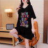 カジュアル 切り替え オシャレ度満点 プリント Tシャツ カットソー＜U-3515＞
