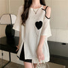 超人気商品 オフショルダー ファッション Tシャツ ＜U-8667＞