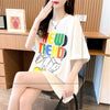 スタイリッシュ プリント 一目惚れ Tシャツ カットソー トップス＜U-3135＞