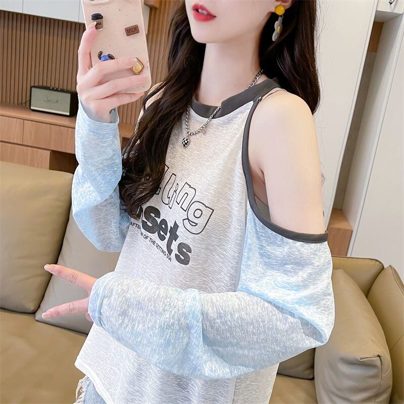 大人気 ラウンドネック スウィート 長袖 Tシャツ ＜U-8629＞