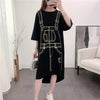 ゆったり感アップ プリント オシャレ度満点 ワンピース＜U-3093＞